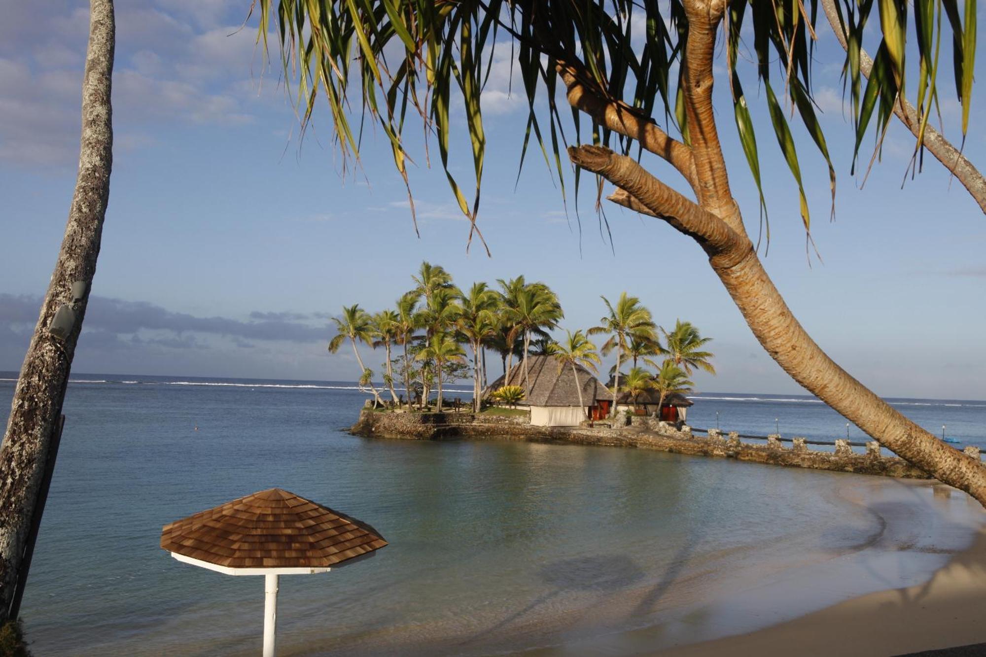 The Warwick Fiji Hotel Korolevu  Exterior photo A view of the beach at the resort