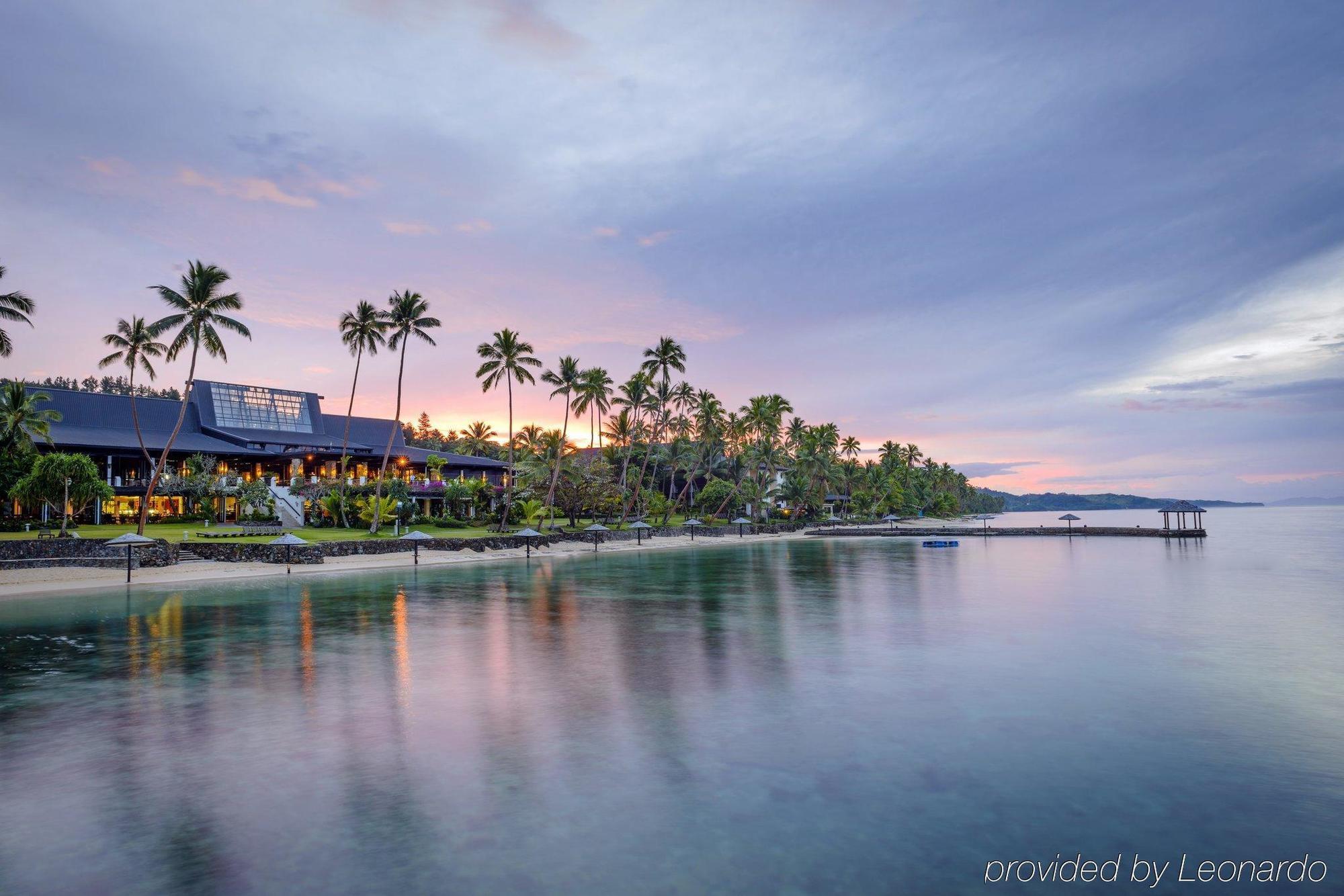 The Warwick Fiji Hotel Korolevu  Exterior photo Sunset at the Sheraton Resort